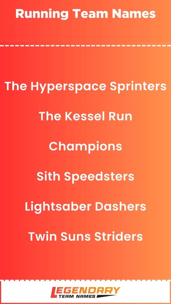 Running Team Names